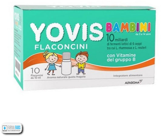 Alfasigma Spa Yovis Bambini Fragola 10 Flx 10Ml