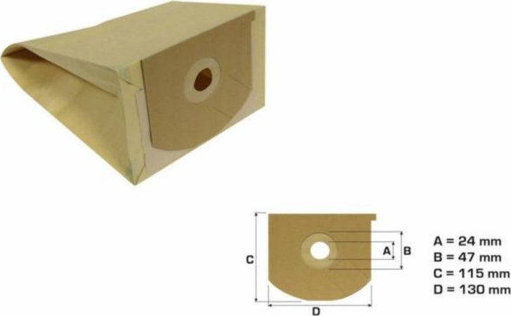 ALFATEC 5 SACCHETTI ASPIRAPOLVERE CT 1310 CT 1320 -CT 1321-CT 1325 - NS 187 Casa e cucina/Aspirapolvere e pulizia di pavimenti e finestre/Accessori per aspirapolvere/Sacchetti per aspirapolvere/Sacchetti per aspirapolvere verticale Rossi Ricambi - Venetico Marina, Commerciovirtuoso.it