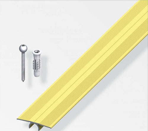 ALFER---1mt---PROFILO-DI-COMPENSAZIONE-DI-LIVELLO-IN-ALLUMINIO-ANODIZZATO-33x900MM---COLORE-OTTONE