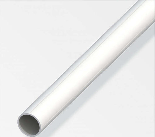 ALFER---1mt---PROFILO-TUBOLARE-TONDO-CON-SCALANATURE-UNICHE-IN-PLASTICA-RESISTENTE---11,5X1,5MM---COLORE-BIANCO