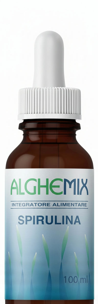 ALGHEMIX SPIRULINA integratore alimentare fitopreparato antinfiammatorio antiossidante immunostimolante Gocce 100 ml