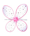 Ali Di Farfalla Rosa Con Decorazioni Gemme Cm. 58x52 Articolo Feste Carnevale