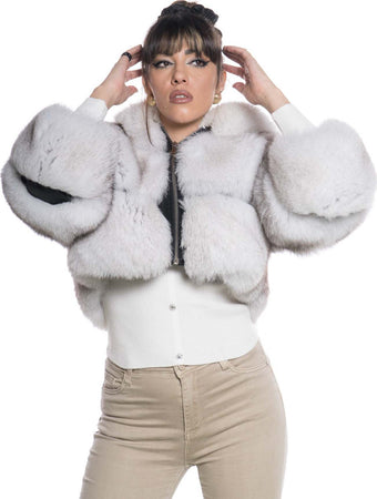 Alice-Bis---Giacca-Donna-Bianca-in-vera-pelliccia