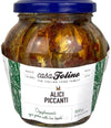 Alici Intere Piccanti in Olio in Vasetto 300 Gr Casafolino Tradizione Calabrese Con Peperoncino E Olio Extravergine D'oliva