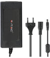 Alimentatore 12v 78w 6,5a Con Jack 2.1 Ip44 Plug&play Spina A 2 Poli Input 220v