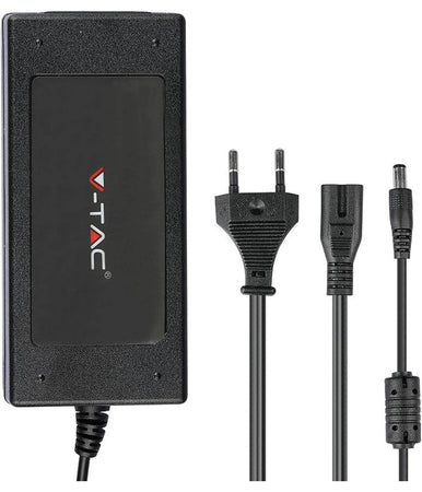 Alimentatore 12v 78w 6,5a Con Jack 2.1 Ip44 Plug&play Spina A 2 Poli Input 220v