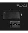 Alimentatore 12v 78w 6,5a Con Jack 2.1 Ip44 Plug&play Spina A 2 Poli Input 220v
