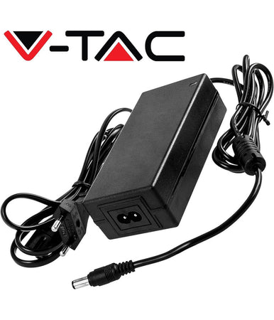 Alimentatore 12v 78w 6,5a Con Jack 2.1 Ip44 Plug&play Spina A 2 Poli Input 220v