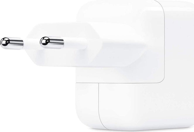 Alimentatore 12W USB Power Adapter Bianco caricabatterie universale per Smartphone - Cavo non presente