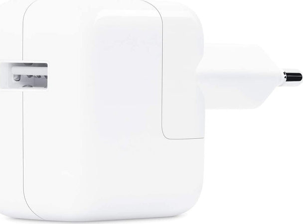 Alimentatore 12W USB Power Adapter Bianco caricabatterie universale per Smartphone - Cavo non presente