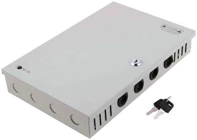 Alimentatore 18 Ch Uscite Per Telecamera Alimentazione Stabilizzato Rack Box Each