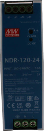 Alimentatore-230VAC-24VCC-120W-5ADC-SERIE-NDR---MeanWell