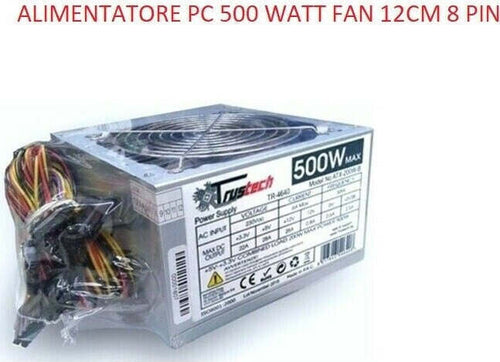 ALIMENTATORE-500W-PC-CASE-COMPUTER-ATX-FISSO-VENTOLA-12CM-500W-DESKTOP,-TRUSTECH