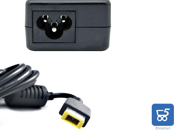 Alimentatore Caricabatteria Originale Lenovo 90W 20V 4.25a ThinkPad Yoga T P S L - Spinotto Quadrato 11x4.6mm ADP-90XD B