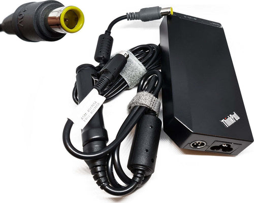 Alimentatore Caricabatteria Originale Lenovo 90W 20V 4,55A ThinkPad con adattatore Auto 12V Spinotto tondo con Astuccio
