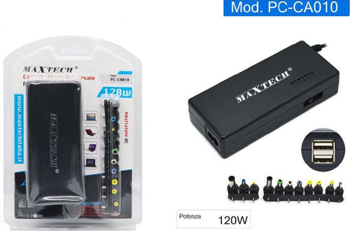 Alimentatore Caricabatteria Pc Universale Per Notebook 120watt Maxtech Pc-ca010 Informatica e Videogiochi > Accessori PC > Alimentatori Notebook Trade Shop italia - Napoli, Commerciovirtuoso.it