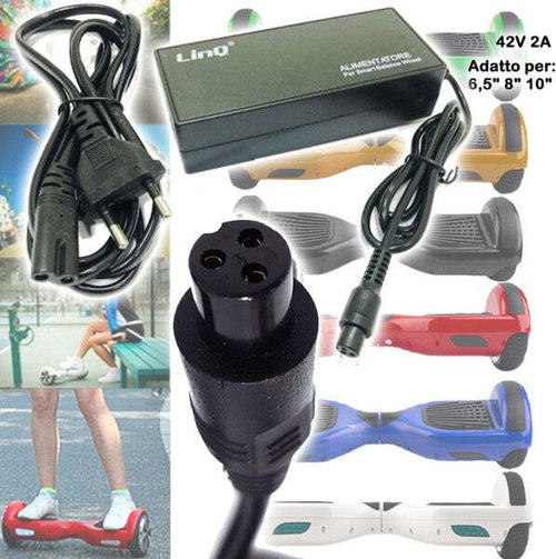 Alimentatore-Caricabatteria-Smart-Balance-Hoverboard-Output-42-V-2-Ahm