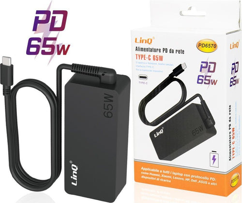 Alimentatore Caricabatterie Pd 65w Interfaccia Type-c Notebook Smartphone Pd6570 Elettronica/Informatica/Accessori/Adattatori/Adattatori USB a USB Trade Shop italia - Napoli, Commerciovirtuoso.it