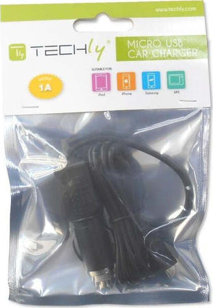 Alimentatore-da-Auto-(12/24V)-Micro-USB-1A-Techly