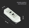 Alimentatore LED Plastic SLIM Power Supply - 150W 12V IP67 Fai da te/Materiale elettrico/Trasformatori Zencoccostore - Formia, Commerciovirtuoso.it