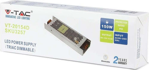 Alimentatore LED Power Supply - 150W Dimmable 12V 12.5A IP20 Fai da te/Materiale elettrico/Trasformatori Zencoccostore - Formia, Commerciovirtuoso.it