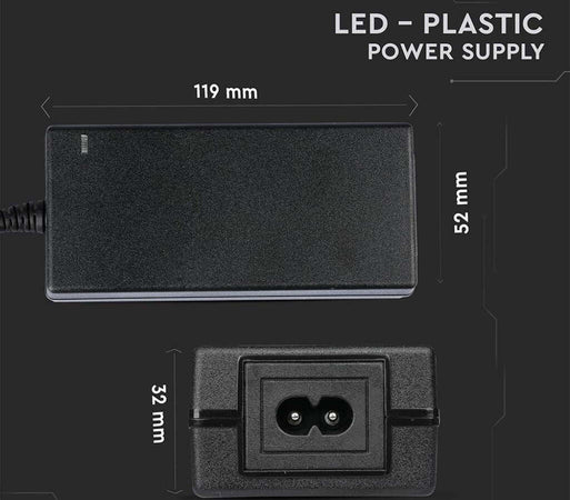Alimentatore LED Power Supply - 60W 24V 2.5A IP44 Plastic Fai da te/Materiale elettrico/Trasformatori Zencoccostore - Formia, Commerciovirtuoso.it