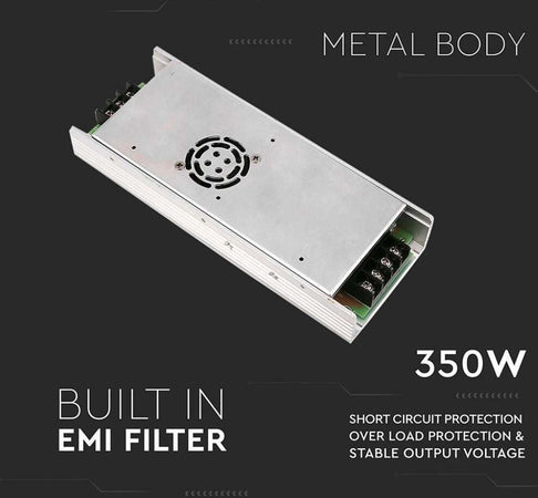 Alimentatore LED Power Supply Slim - 350W IP20 12V 5A Fai da te/Materiale elettrico/Trasformatori Zencoccostore - Formia, Commerciovirtuoso.it