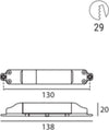 Alimentatore-Linea-Light-VISSA-99307-interno-trasformatore-IP20-350mA