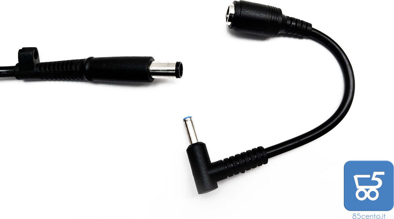 Alimentatore Originale Caricabatterie HP 90W 19V 4.74A Spinotto 7.4mm x 5.0mm + Adattatore a Spinotto Azzurro 4.5mm x 3mm - EX DEMO