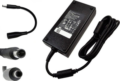 Alimentatore originale Dell 19,5V 180W 9,23A connettore tondo grande 7.4x5.0mm più adattatore a spinotto piccolo 4.5x3.0 per Notebook AIO Tiny Latitude XPS Vosrto - Ricondizionato