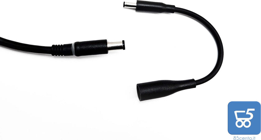 Alimentatore originale Dell 19,5V 180W 9,23A connettore tondo grande 7.4x5.0mm più adattatore a spinotto piccolo 4.5x3.0 per Notebook AIO Tiny Latitude XPS Vosrto - Ricondizionato