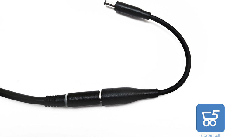 Alimentatore originale Dell 19,5V 180W 9,23A connettore tondo grande 7.4x5.0mm più adattatore a spinotto piccolo 4.5x3.0 per Notebook AIO Tiny Latitude XPS Vosrto - Ricondizionato