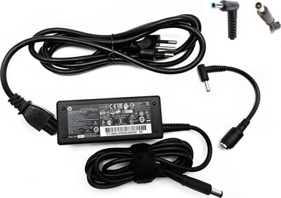 Alimentatore Originale HP per Notebook Laptop Tiny 65W 19,5 V 3,33A con cavo di alimentazione Italiano + Adattatore da 7,4x5mm a 4,5x3mm - EX DEMO