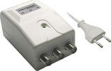 ALIMENTATORE-PER-AMPLIFICATORE-ANTENNA-2-OUT-1-ingresso-FM/UHF/VHF---2-uscite-TV-Metronic