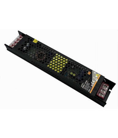 Alimentatore Slim Metallico Stabilizzato 200 Watt Dc 12v 2 Uscite Fhyla200w12v