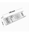 Alimentatore Slim Stabilizzato 12v 100w Switch Trasformatore 8.33mha Fhyla100w12v