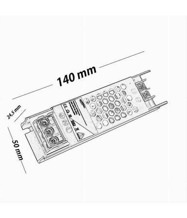 Alimentatore Slim Stabilizzato 12v 100w Switch Trasformatore 8.33mha Fhyla100w12v