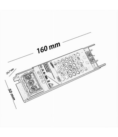 Alimentatore Slim Stabilizzato 24v 150w Switch Trasformatore 6.25mha Fhyla150w24v