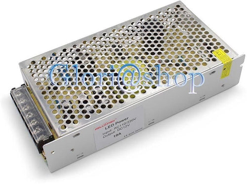 Alimentatore Stabilizzato 10 Amp . Switching 12v Alimentazione 220v Striscia Led Each