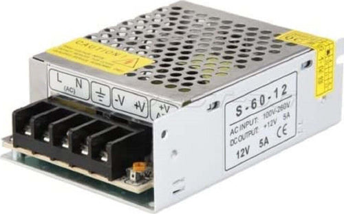 Alimentatore Switching Stabilizzato 220-12v 5a 60w Per Elettronica Strip Led Casa, arredamento e bricolage > Illuminazione da interno > LED e Trasformatori Trade Shop italia - Napoli, Commerciovirtuoso.it