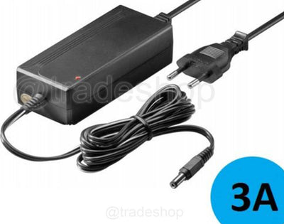ALIMENTATORE TRASFORMATORE 12V 3A PER STRISCIA LED TELECAMERE DVR STABILIZZATO Fai da te/Materiale elettrico/Trasformatori Trade Shop italia - Napoli, Commerciovirtuoso.it