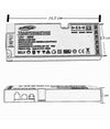 Alimentatore Trasformatore Slim Da 230v A 12v 36 W Strip Led Sensori Luci Qs-36w