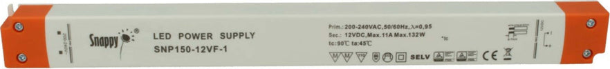 Alimentatore-Ultra-Slim-Sottile-132W-12V-Snappy-SNP150-12VF-1-Trasformatore-CV-Per-Striscia-Led-Profili-Alluminio-Ledlux