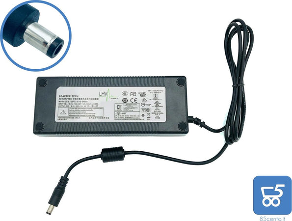 Alimentatore Universale 120W Adapter Tech 24V 5A connettore 5.5x2.1mm
