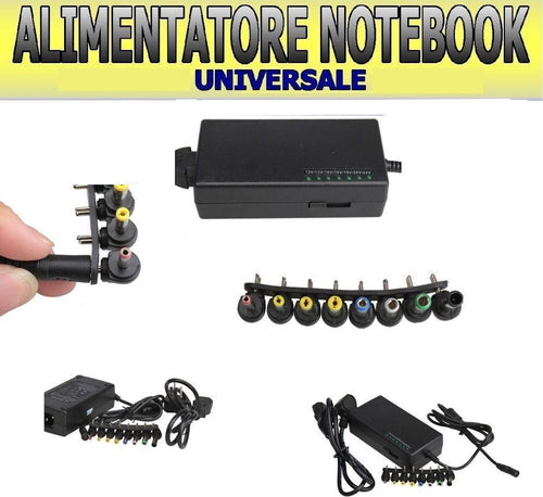ALIMENTATORE UNIVERSALE 120W PC LAPTOP USB UFFICIO CASA NOTEBOOK 8 ADATTATORI Elettronica/Informatica/Accessori/Accessori per PC portatili/Caricabatterie e docking station/Caricatori e alimentatori Trade Shop italia - Napoli, Commerciovirtuoso.it