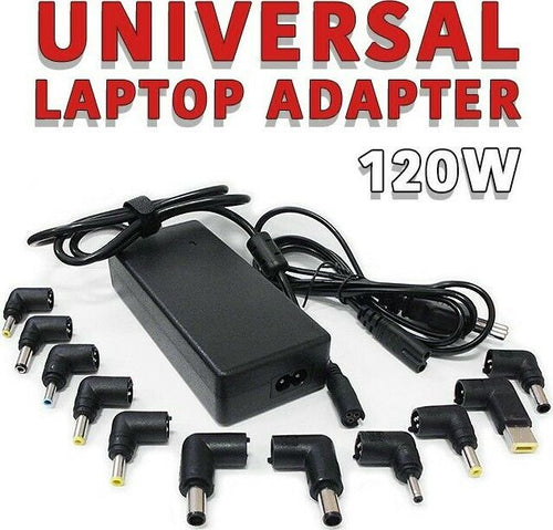 ALIMENTATORE-UNIVERSALE-LAPTOP-NOTEBOOK-120W-LENOVO-HP-DELL-ASUS-SONY-SAMSUNG