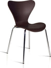 ALISSA - sedia in plastica Marrone