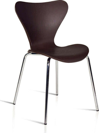 ALISSA - sedia in plastica Marrone