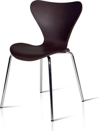 ALISSA - sedia in plastica Marrone