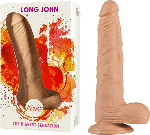 Alive Long John Pene Artificiale Dildo Fallo Realistico 8,5” In Silicone Color Carne 21.5 cm diametro 4 cm Salute e cura della persona/Erotismo e contraccezione/Sex toys/Dildo/Dildo realistici Kondorama - Martinsicuro, Commerciovirtuoso.it